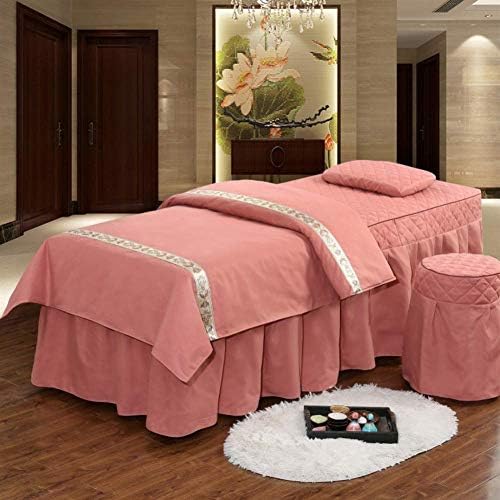 Zhuan masaža kreveta suknja jastučnice poklopac stolice, masažni stolni lim setovi s rupom za odmor za lice, pokrivač za
