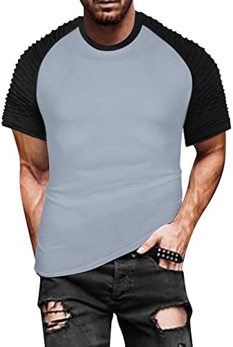 Muška košulja kratka ležerna bluza uklopljeni modni top dugih rukava ljetna Muška uklopljena prošivena Muška bluza