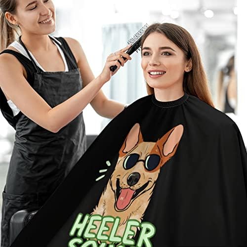 Cool pseća glava brijač za kosu za kosu ogrtač vodootporna frizura s podesivim zatvaračem Snap Snap frizera bojanje Perming