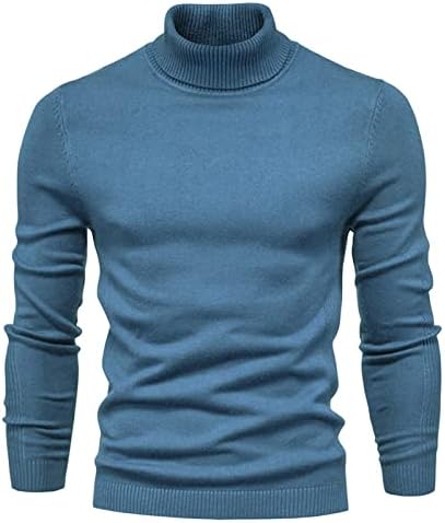 Ymosrh muški džemper jesen i zima zadebljani topli džemper Srednji ovratnik muški džemper