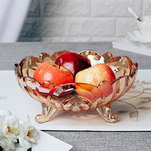 mjmj voćna jela voćna posuda voćna zdjela velika kristalna staklo za košaricu voća u domaćinstvu jednostavna ploča s pločama