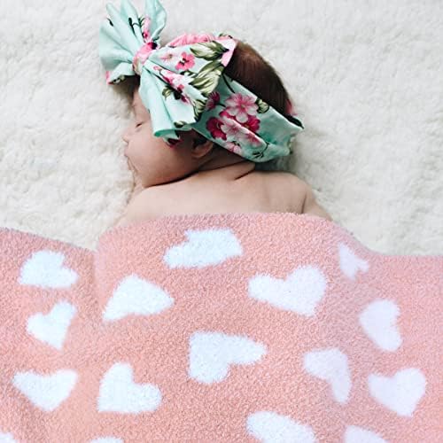 Mekana deka za bebe Baby Ugodna pokrivač zavarava pokrivač za novorođenčad 30x40 inčni plavi oblak