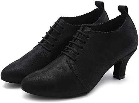 Ykxlm kožna praksa plesne cipele za žene bale latino salsa učiteljice cipele čipke modne plesne cipele, molle ycl159