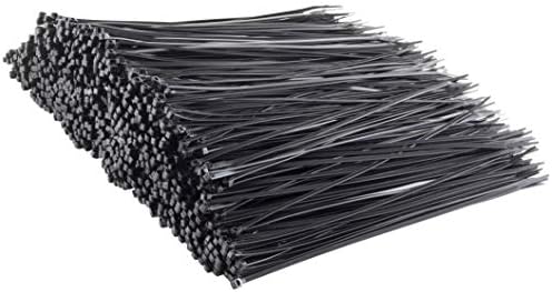 GTSE 14 inčni crne teške kravate, 1.000 rasutih pakiranja, čvrstoća od 120 lb, najlonske kablovske veze otporne na UV, samo-zaključavanje