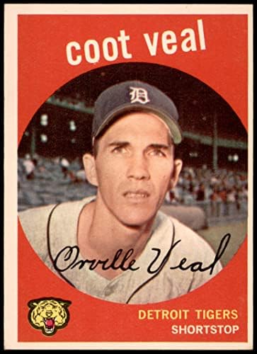 1959. Topps 52 Coot Veal Detroit Tigers Ex/MT Tigrovi
