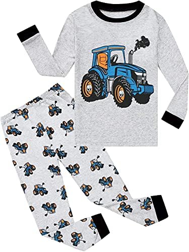 Mala ruka dječaka dječaka pidžama monster kamion pamuk djeca dinosaur 2 komada planeti pjs setovi odjeća za spavanje 2-7