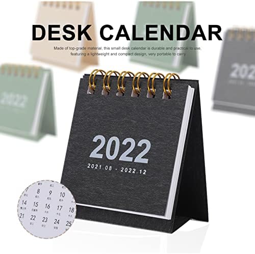 Veemoon Office Calendar 36 PCS 2022 Mini kalendar radne površine 2022 Kalendar stojećeg stola 2022 2022 Mini Note Kalendar