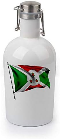 ExpressItbest 64oz Growler - zastava Burundija - Mnoge mogućnosti
