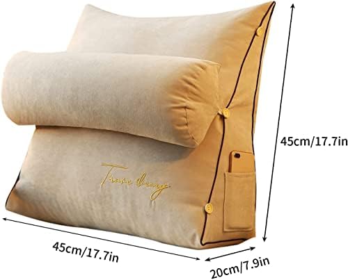 Yayong klin za čitanje jastuka u obliku klina u obliku leđa potpora jastuk za čitanje klina jastuk za čitanje u krevetu stražnji