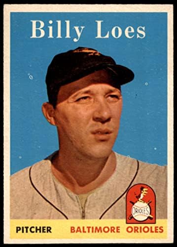 1958. Topps 359 Billy Loes Baltimore Orioles ex Orioles