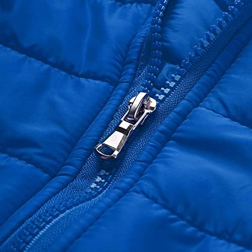 Wocachi muški patentni zatvarač, jesen zimska čvrsta boja kaputa topli gusti puhački kaput nadmašuje prekrivenu labavu jaknu