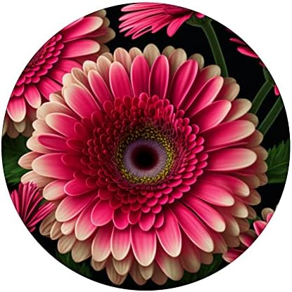 Vintage Gerbera Daisy inspirirana cvjetna biljka Ljubitelj vrtlarenje Popsockets zamijeni popgrip