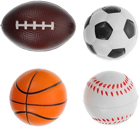 Toyvian Ser od 3 mini sportske lopte Male nogometne lopte Mini košarica Mini košarkaška lopta Mini nogometna lopta