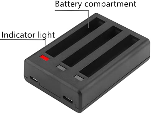 Mookeenone 3.6-12V Micro & Type-C punjač za punjač baterija za Insta360 One X3 kamera