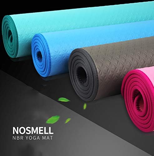 izdržljiva prostirka za jogu debljine 6 mm, ekološki prihvatljiva neklizajuća prostirka za fitness s mrežastom torbom za