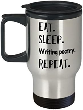 Jedite spavanje pisanje poezije ponovite šalicu kave, smiješne ideje za rođendanske rođendanske poklone