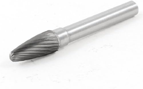 Aexit 8 mm x pribor za alat za napajanje 19 mm polumjer oblika drveća kraj jednostruki rez volfram karbid rotacijski alati