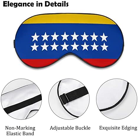 Zastava Gran Kolumbije smiješna maska ​​za oči za spavanje meka sljepog oka s podesivim remenom noćnim sjenilom za muškarce