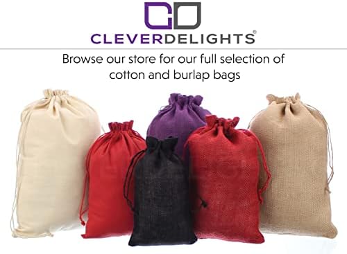 Pamučne torbe od 12 16 - 5 pakiranja - premium muslin torba s vezicama