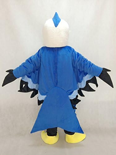 Fierce Blue Thunderbird Mascot kostim