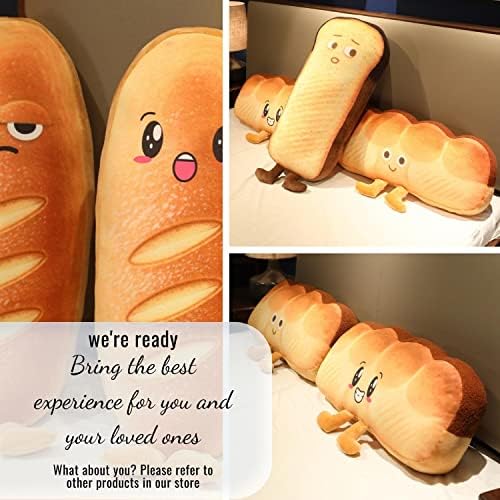 40/60/80 cm Simulacija Slatka plišana igračka za kruh - Plus s punjenim kruhom Plushie jastuk mekane lutke plišane igračke