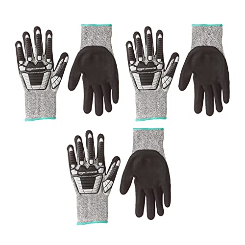 kommercijalne 13G Silversilk & Sandy Nitril rukavice sa zaštitom od udara, veličina M, 3-palje
