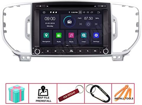 Auto središnji multimedijalni sustav RoverOne Android za Kia Sportage 2017 s multimedijskim stereo radio Bluetooth GPS