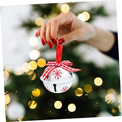 Bestyard 60 pcs božićna zvona fotografija mešalica šareni dekor crveni ukrasi božićno zvono ukras dekor ukras ukras božićni