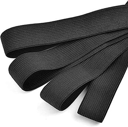 Elastična 1 inčna 12-dvorišna crno-bijela šivaća elastika izrađena u SAD-u