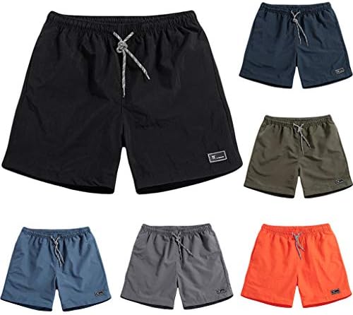 Firero plus veličine kratke hlače za muške ljetne tanke hlače na plaži, ležerne labave sportske kratke hlače u boji