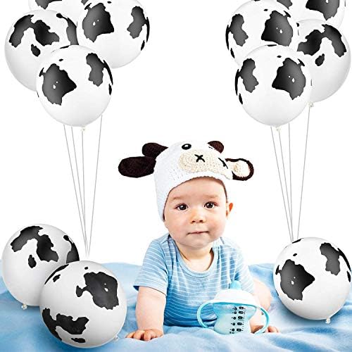 Kravlji baloni lateks baloni sa zabavnim printom kravlji baloni za rođendanske zabave, ukrasi