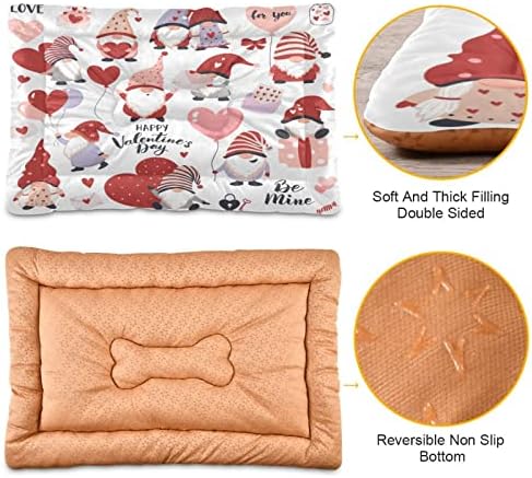 Kigai valentine gnome mat za kućne ljubimce bez klizanja stroj za pranje pasa mačji krevet prostirke mekanog udobnog kućnog