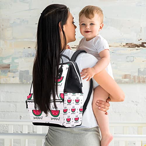 Pozdrav ljetno pozadinu torbe pelena mama ruksak veliki kapacitet pelena pelena vrećica za njegu za njegu bebe
