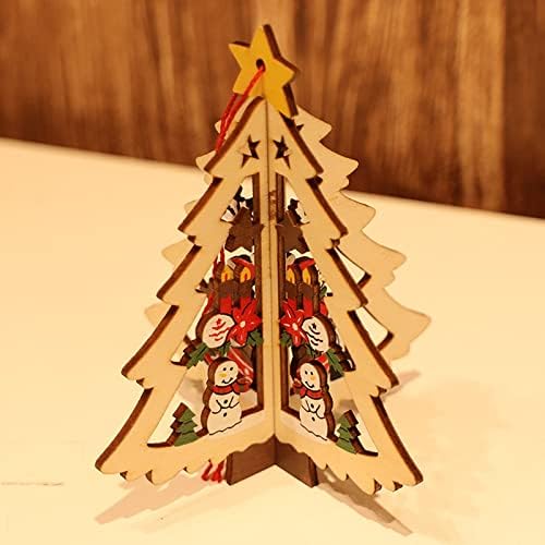 Božićni ukrasi Pet ukrasa Zvjezdanih zvonara božićno drvce prozor rezbarenje drva privjesak božićne kuglice 4 inča