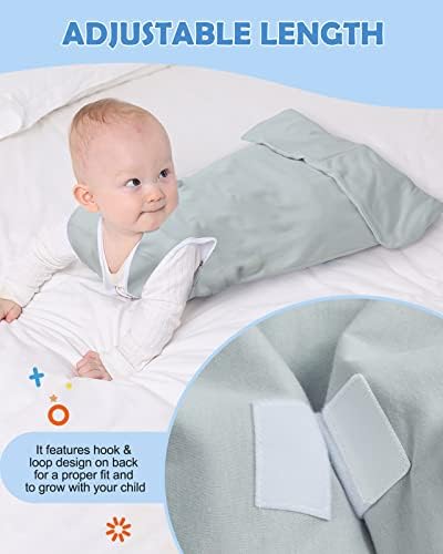 Lictin dječje vreće za spavanje-3 paketi pamučna dječja nosač pokrivač 0,5 tog, unisex spava s podesivom duljinom, vreća