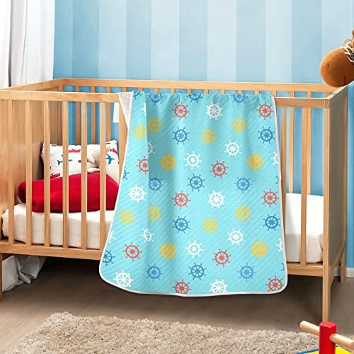 SWADDLE pokrivač kormila od pamuka za dojenčad, primanje pokrivača, lagana mekana pokrivača za krevetić, kolica, rasadnici,