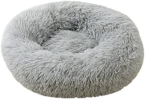 Mmyydds plišani pseći krevet okrugli uzgajivač za pranje uzgajivača jastuk za pseće kauč za pseće košarice