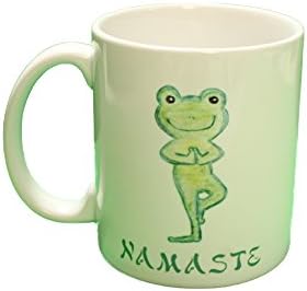 Namaste joga žaba kava šalica mikrovalne i perilice posuđa sigurno!