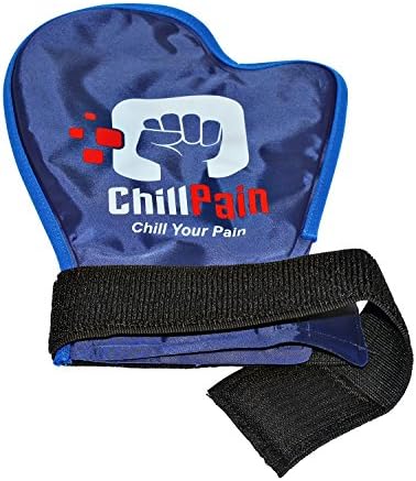 Hladna terapija rukavica za višekratnu uporabu leda za bolne ruke od strane Chillpaina. Chillpain rukavice za pakiranje leda