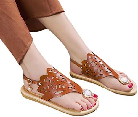 WASERCE Slide na potpeticama Boemske cipele Ženski ljetni ravni casual rimske cipele biserne sandale na plaži h sandale za