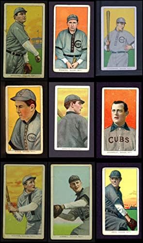 1909 T206 Chicago Cubs Team Set Chicago Cubs VG+ Cubs