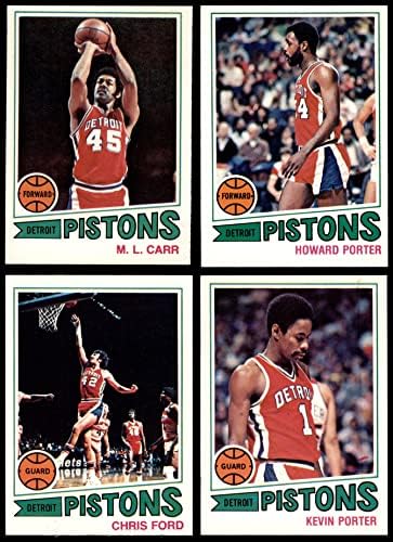 1977-78 Topps Detroit Pistons Team Set Detroit Pistons NM+ Pistons