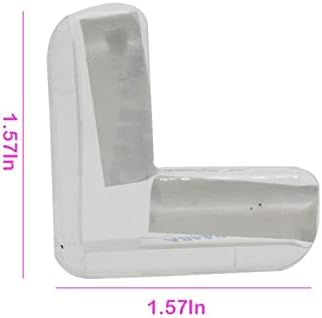 10 pakiranja PVC prozirni L tipovi kutni zaštitnici, namještaj za odbojnike jastuka za zaštitni zaštitnik stola, samoljepljivi