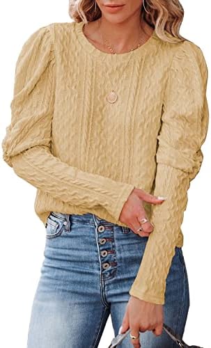 Džemperi za žensku jesensku odjeću pulover casual pleteni džemper s dugim rukavima vrhovi casual