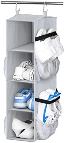 Spavanje janjetine 2 razina metala dugačka stalak za cipele i kratki organizator za viseće cipele za skladištenje ormara