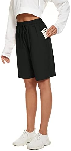 Sicvek dužina koljena Žene Bermude kratke hlače elastično struka izvlačenja atletskih dugih kratkih kratkih hlača casual