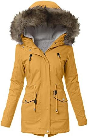 Ženski zimski kaputi, ženski zimski kaputi plus veličina debela runa obložena plišana jakna s parkama topli dugački lažni