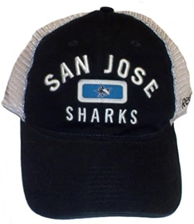 Reebok San Jose Sharks meka mreža Podesivi šešir - OSFA - EY63Z