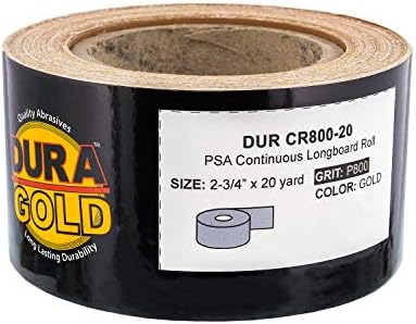 Dura-Gold Pro serija serija Longboard ručno brušenje datoteka brusnog bloka-podloga za kuku i petlju i PSA adapter za podlogu