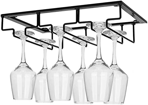 Nagad stalak za vino, ispod stalka za stabljike ormara, čaše za čaše za vino za čaše za kuhinju, bar, restoran, vijčani instalacija